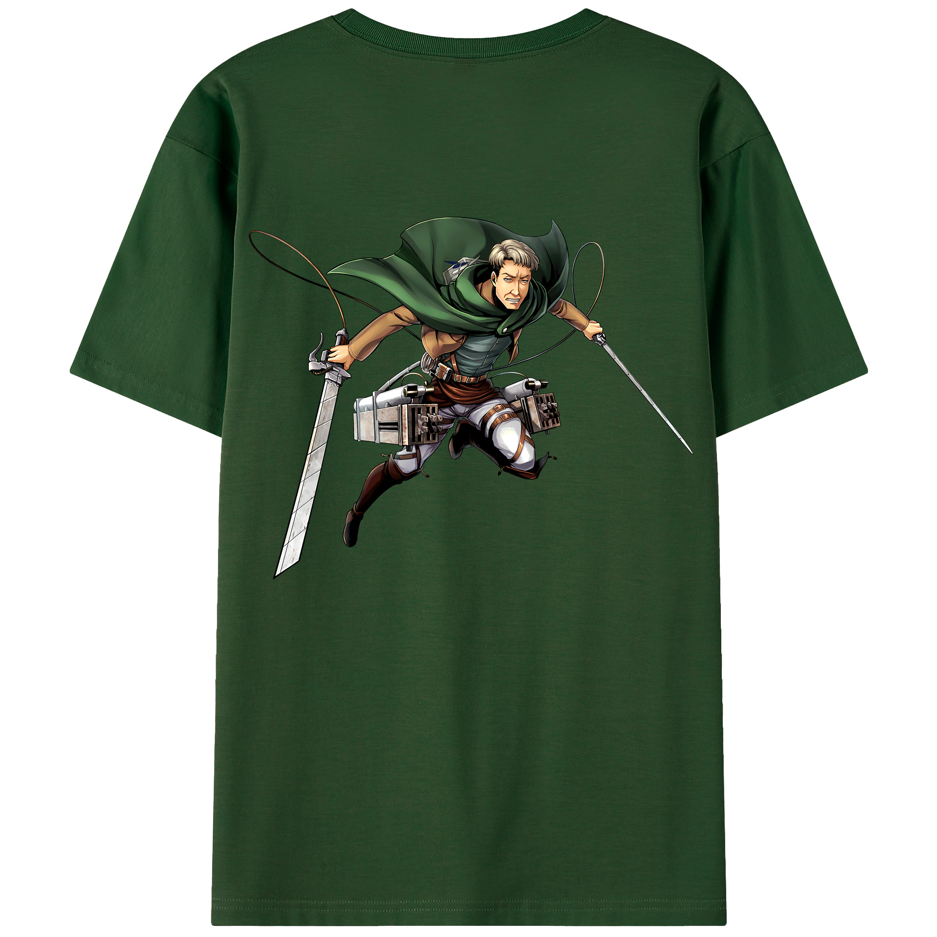 （画像用） 進撃の巨人 Attack on Titan 綿100％半袖Tシャツ（背面プリント）